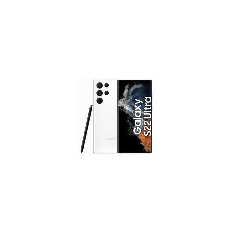 Samsung Galaxy S22 Ultra 5G 256 Go Blanc - Vitre arrière HS — Reconditionné Garanti 12 mois · Smarty Paris